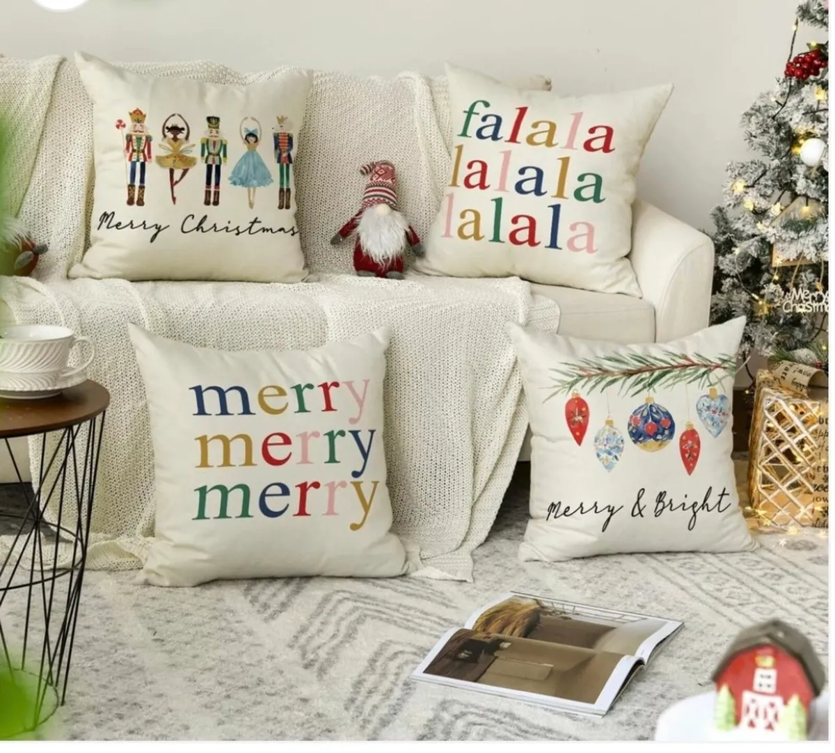 Christmas Cushion Covers Set of 4 - Image 2