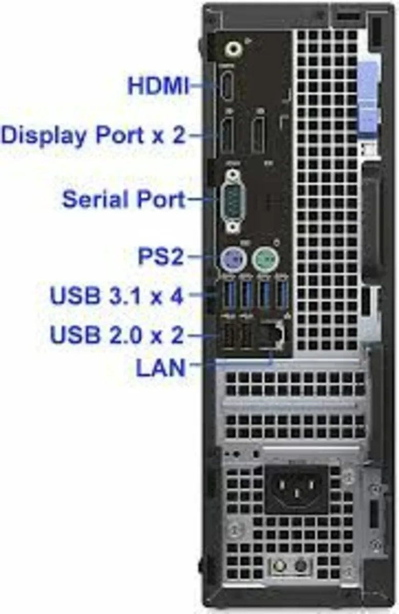 Dell 7050 PC i5-6600 8GB 120 GB SSD Win 11 Pro - Image 4