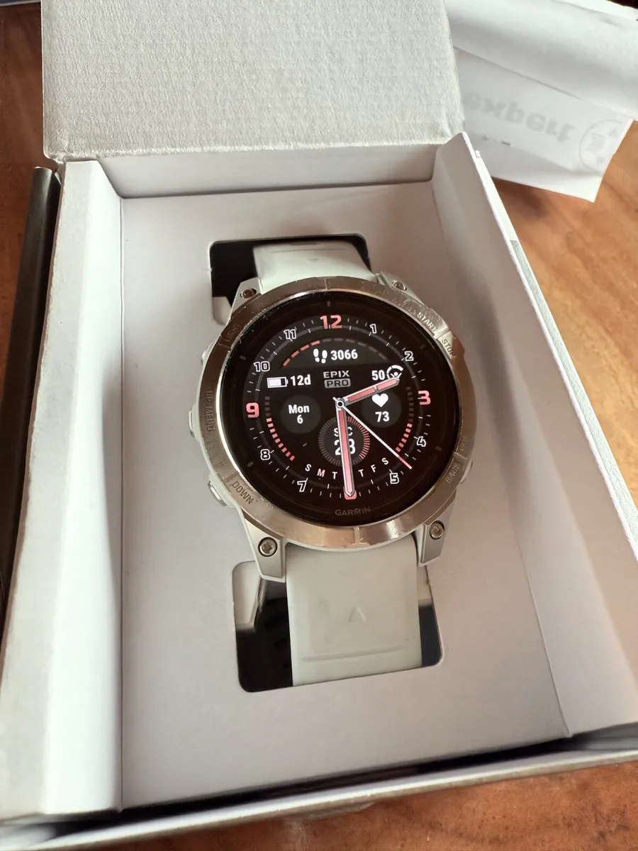 Garmin Epix Pro (Gen2) sapphire titanium white - Image 1