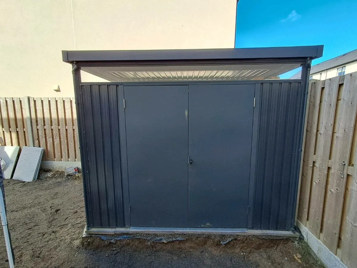 Premium panoramic steel shed 9.5x8 - Image 3