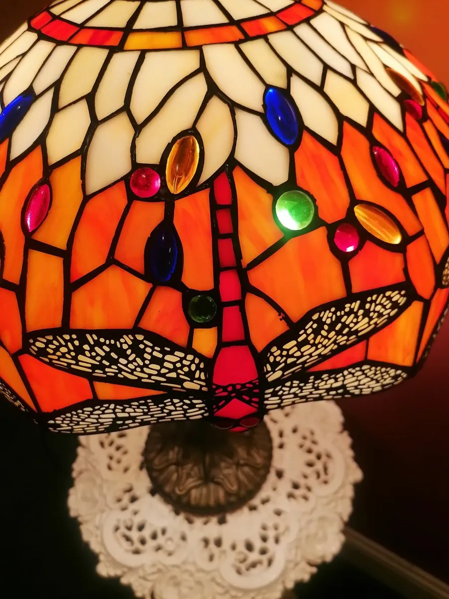 Tiffany Dragon Fly Table Lamp New + Free Delivery - Image 4