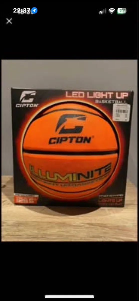 Cipton glow in the dark basketball - Image 1