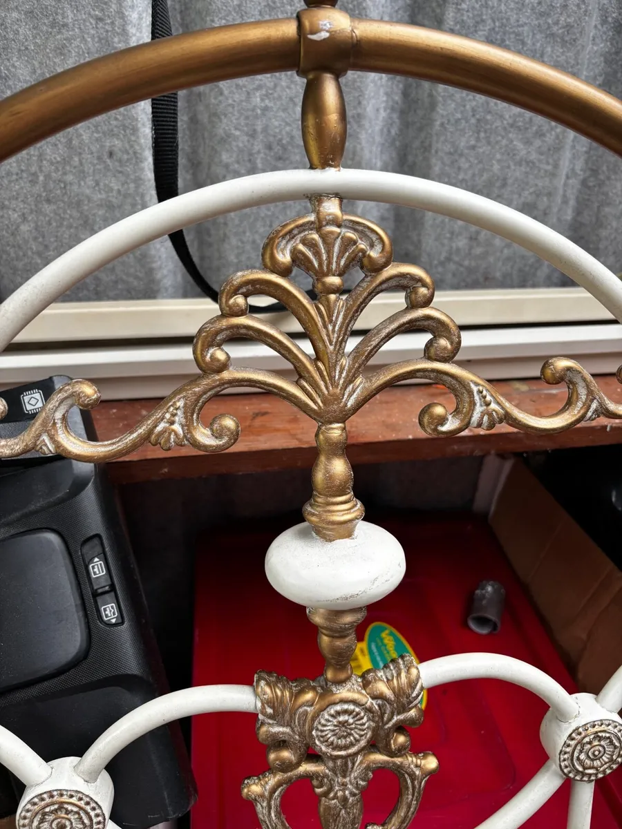Wrought Iron single Bed - Image 2