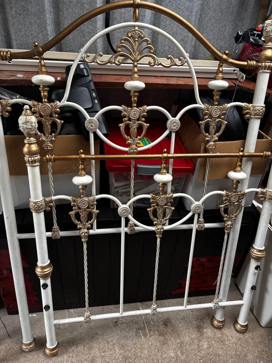 Wrought Iron single Bed - Image 3