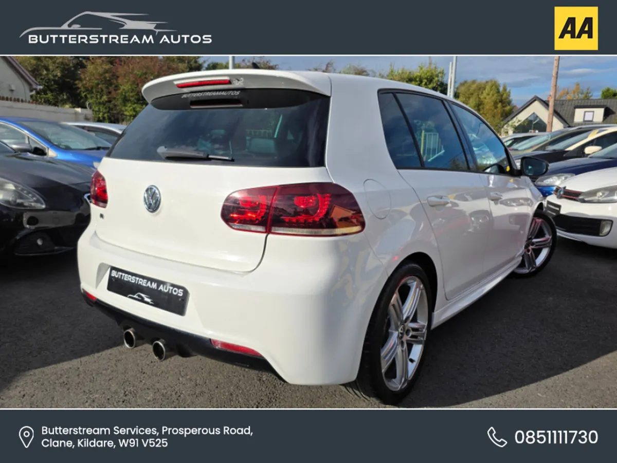 Volkswagen Golf R 2.0 DSG AUTO IN WHITE/BLACK LEAT - Image 2
