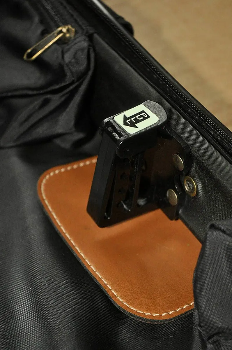 Garment Bag black canvas - Image 4