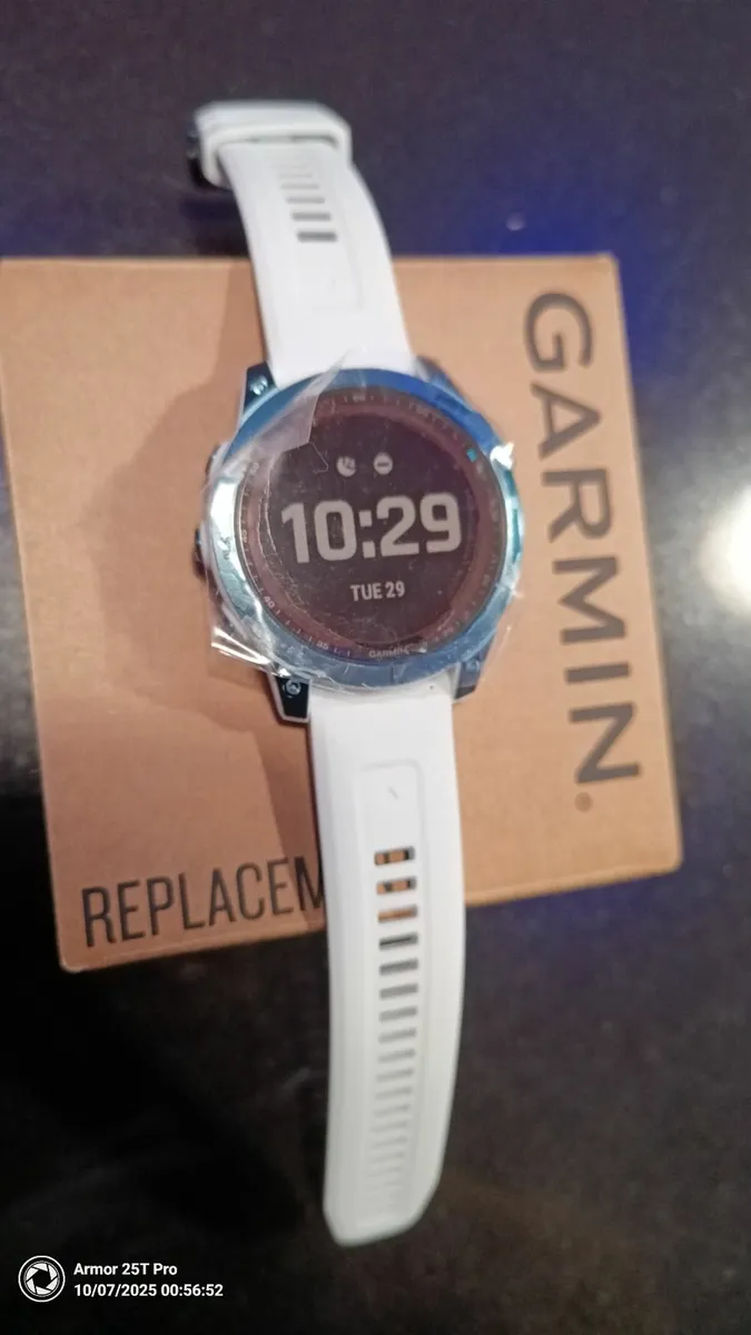 Garmin Fenix 7 Sapphire Solar Blue and White. - Image 3