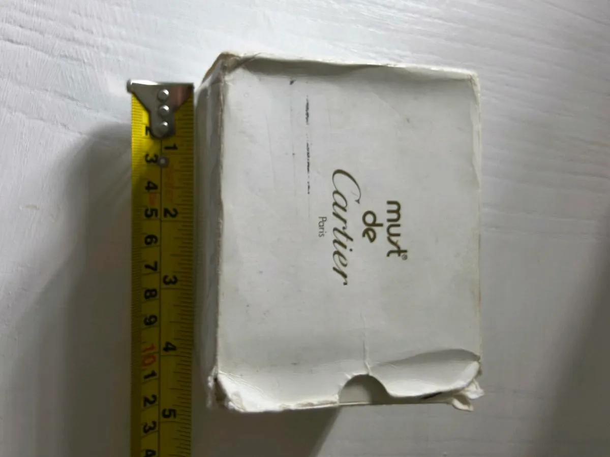Cartier Vermeil Watch Box and Certificate - Image 3