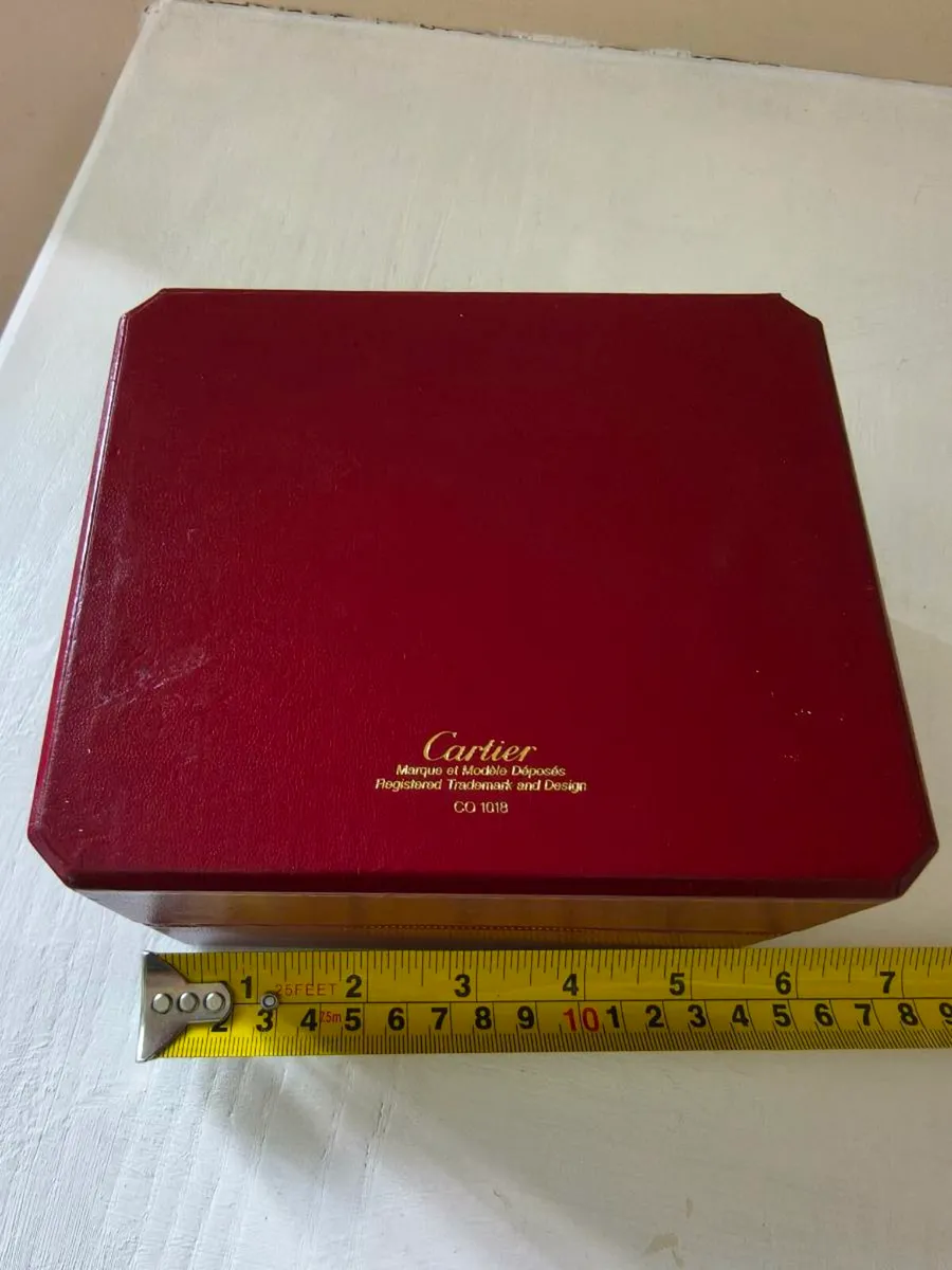 Cartier Tank Francaise watch box with 3 x links - Image 4