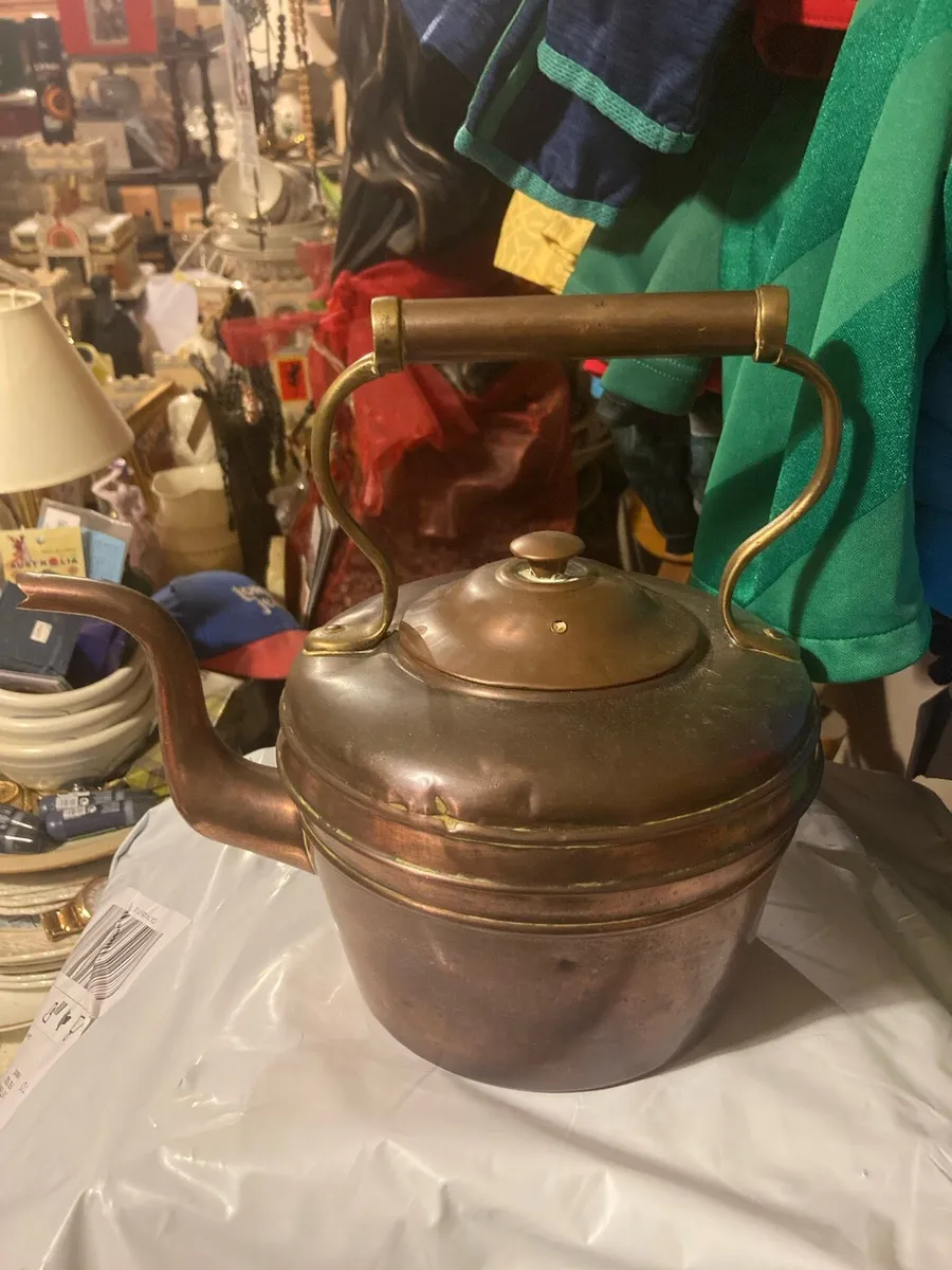 Victorian copper kettle free postage