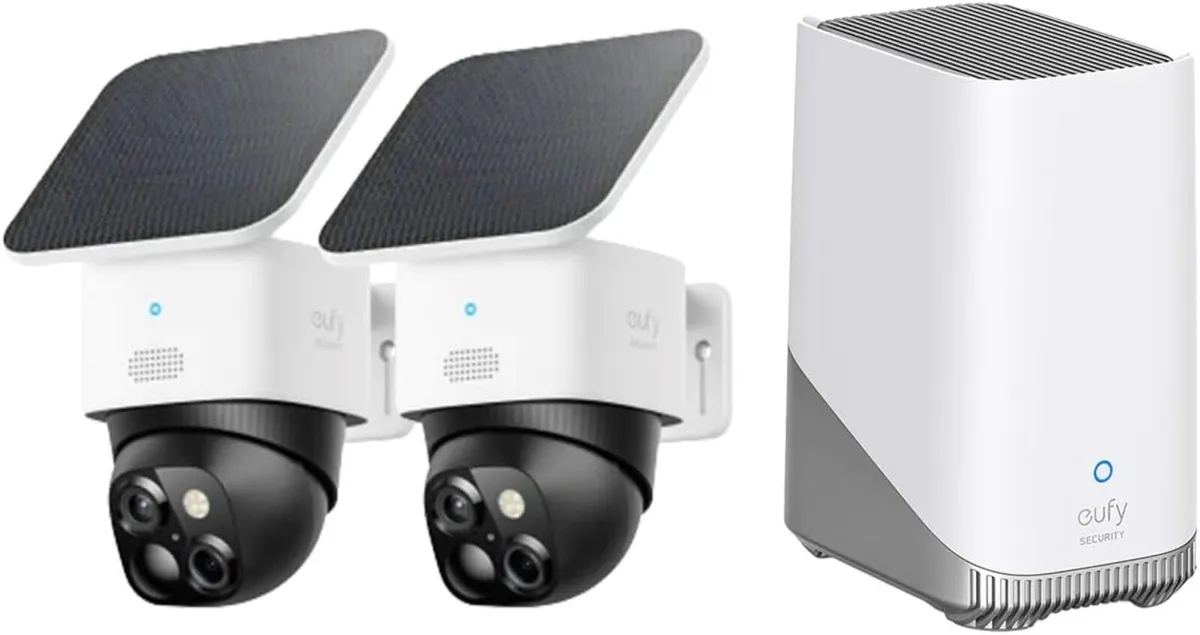 Eufy 2xS340 Cameras With Homebase S380