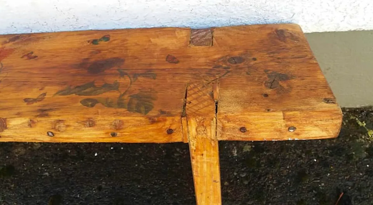 Rustic Wild Garden floating mantel / shelf - Image 3