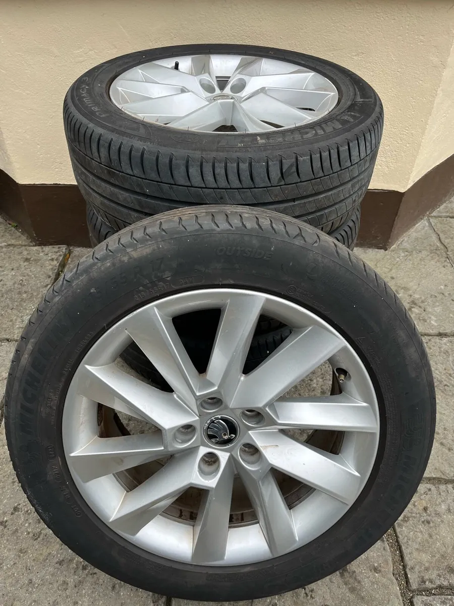 Skoda Genuine Alloys & Michelin Primacy Tyres - Image 1