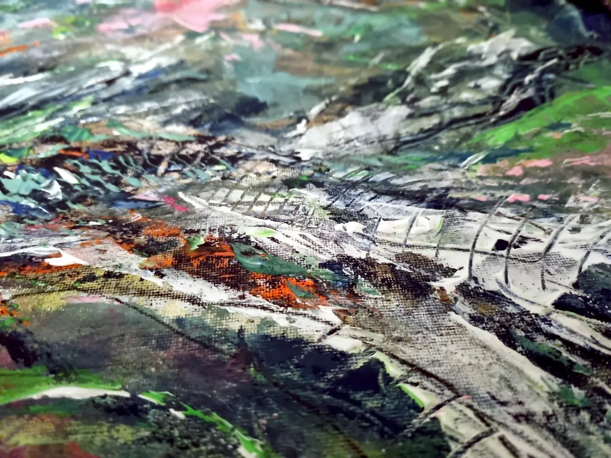 ArtH2O 2025 Breaking the Current Diptych Abstract - Image 3