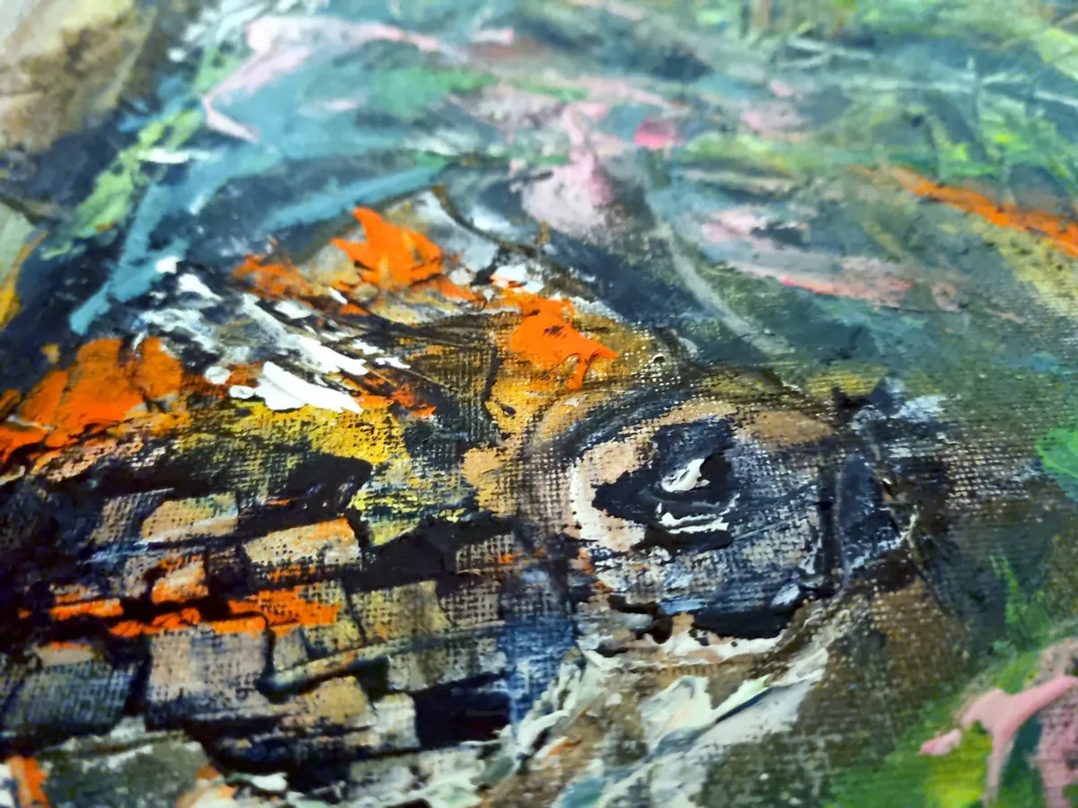 ArtH2O 2025 Breaking the Current Diptych Abstract - Image 1