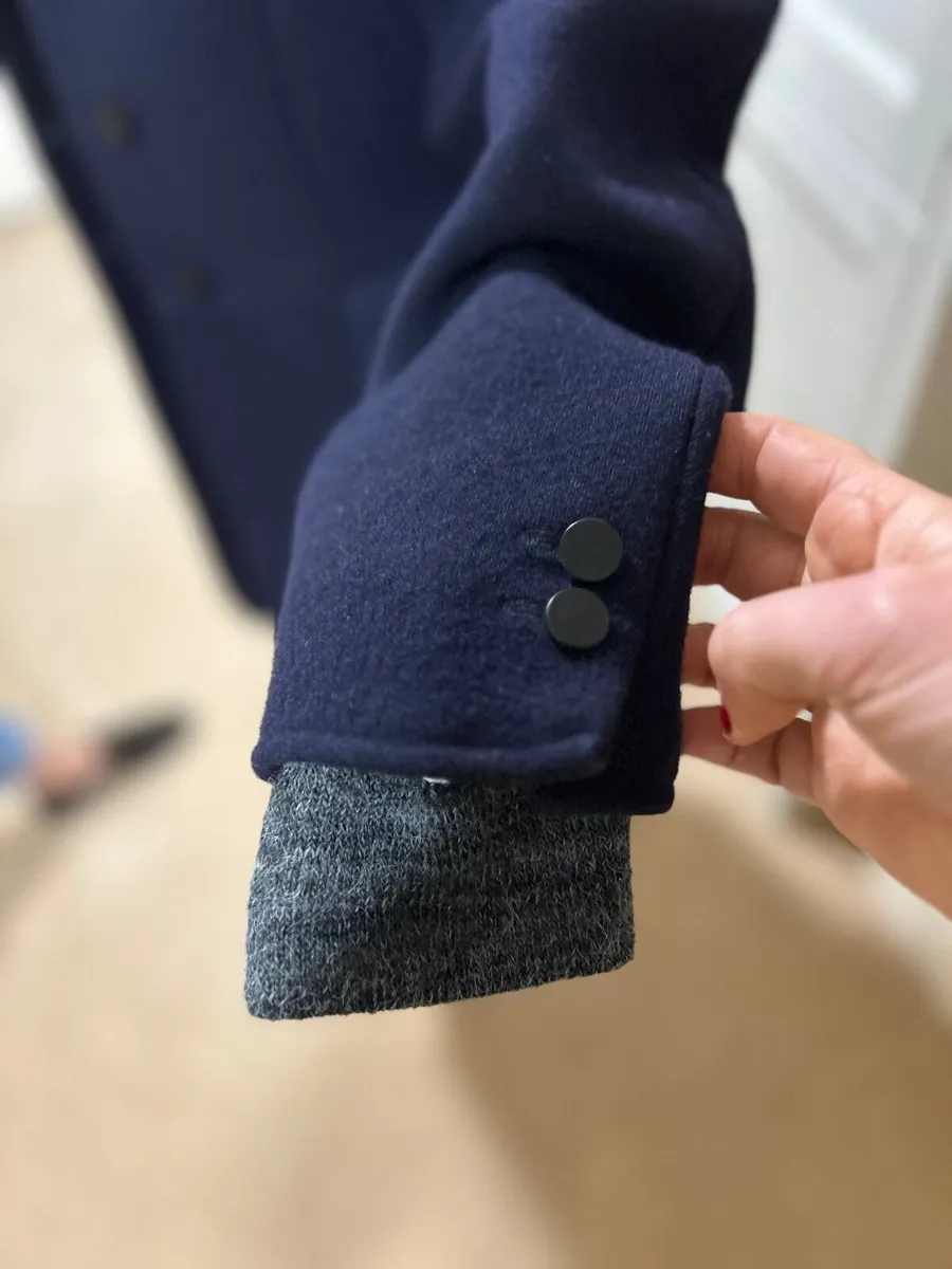 Hunt coat ladies navy size 10-12 - Image 3
