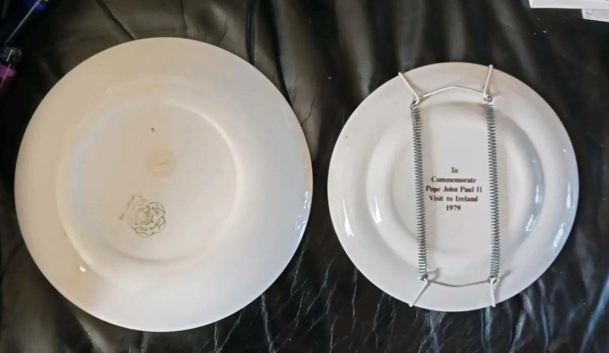 Pope John Paul Commemorative Plates - Image 2