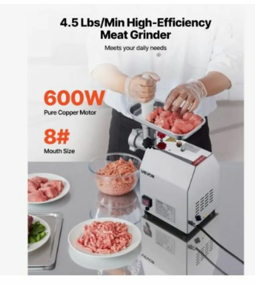 Commercial Electric Meat Grinder - Image 2