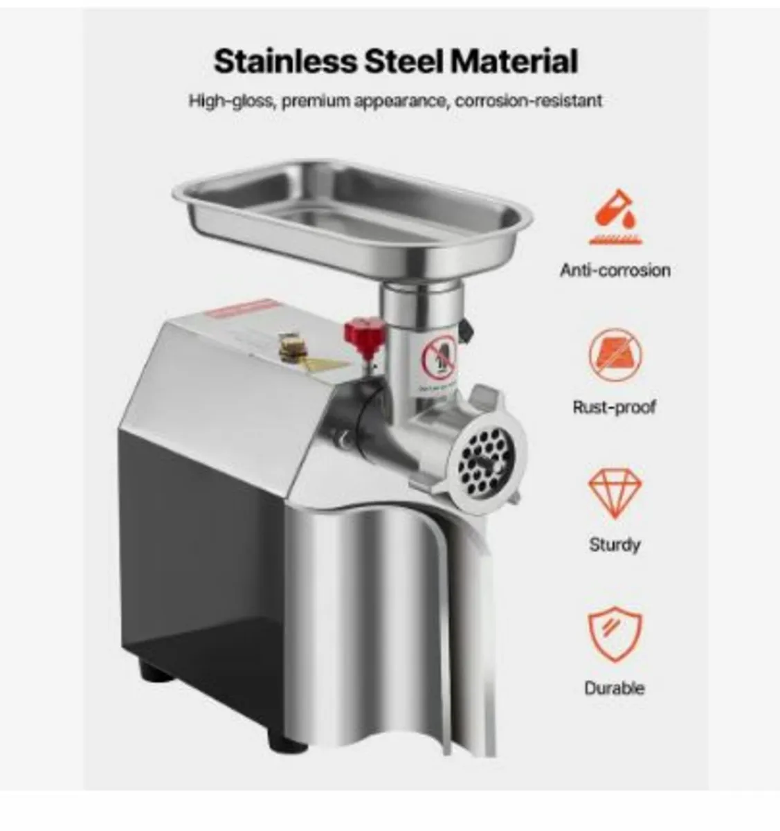 Commercial Electric Meat Grinder - Image 4