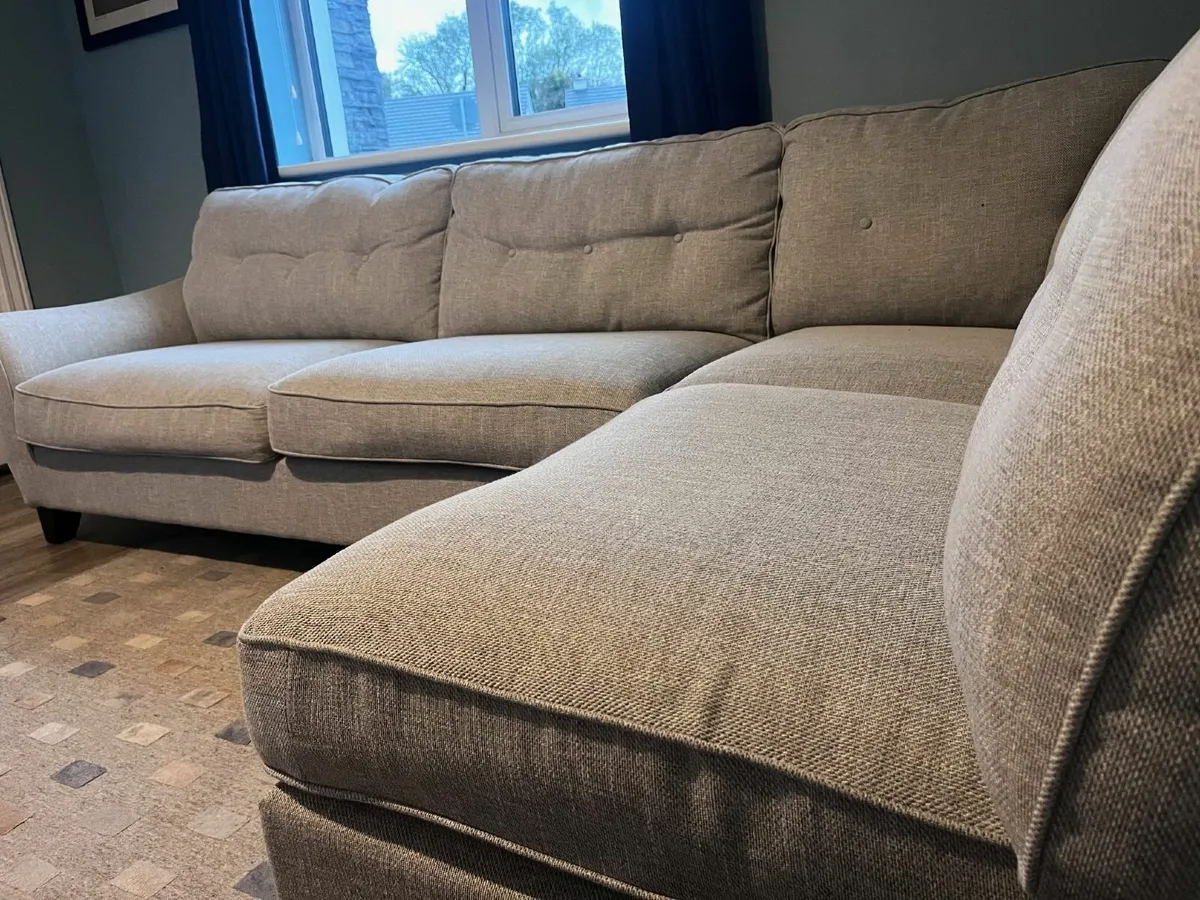 Corner Sofa with Footstool - Image 4