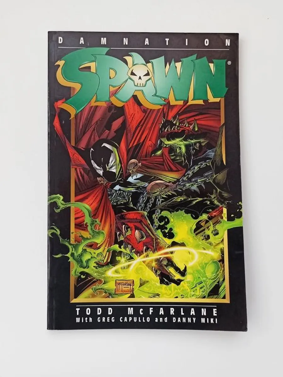 Comics "Spawn Damnation" Todd McFarlane with Greg Capullo and Danny Miki  first edition: March 1999 printed in Italy paperback  sold by "Subcity" , Dublin - Image 1