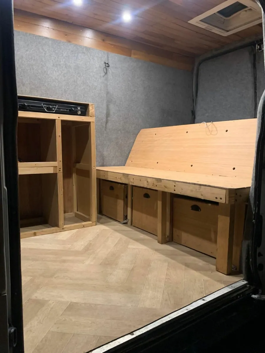 Ford Transit Stealth Camper with Swivel Chairs - Image 1