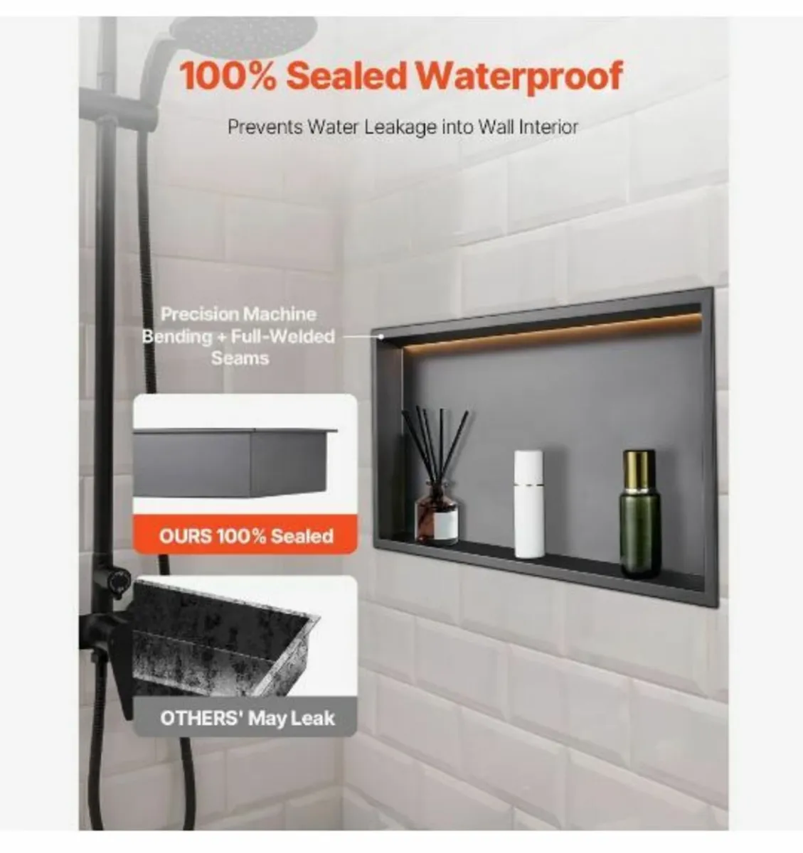 Shower Niche, 33.0 x 63.5 x 10.2 cm - Image 4