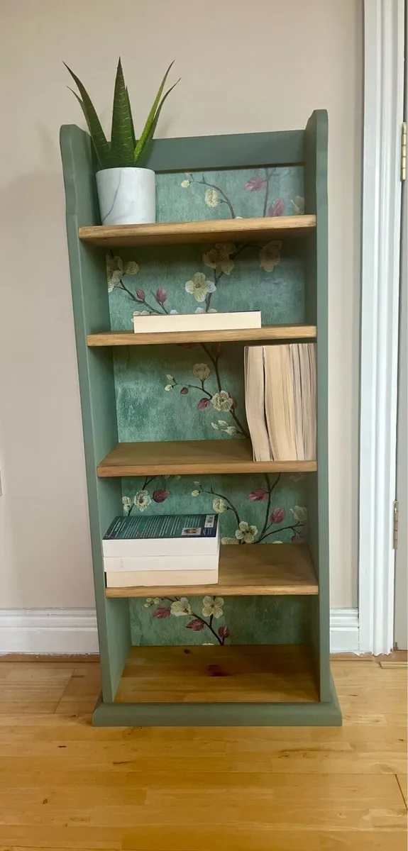 2 Upcycled Mexican pine bookshelves. - Image 2