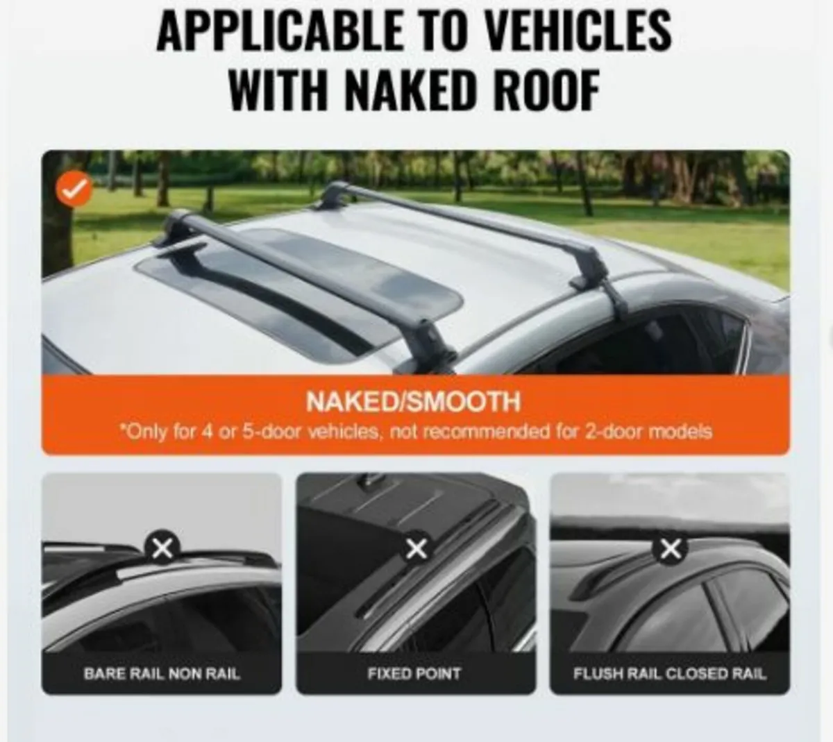 Universal Roof Rack Cross Bars - Image 2