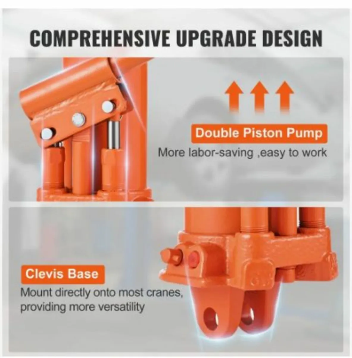 Hydraulic Long Ram Jack, 8 Ton Engine - Image 4