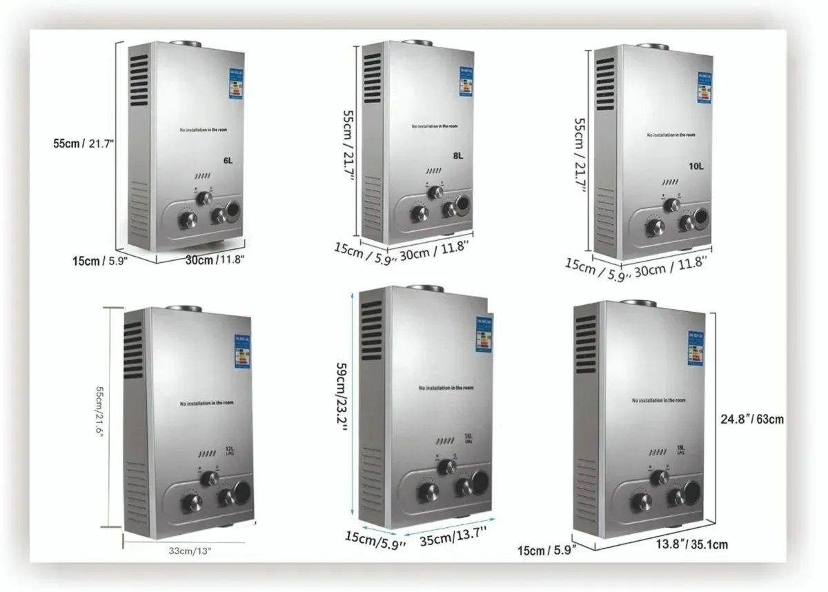 6LPG  Gas Instantaneous Water Heater - Image 4