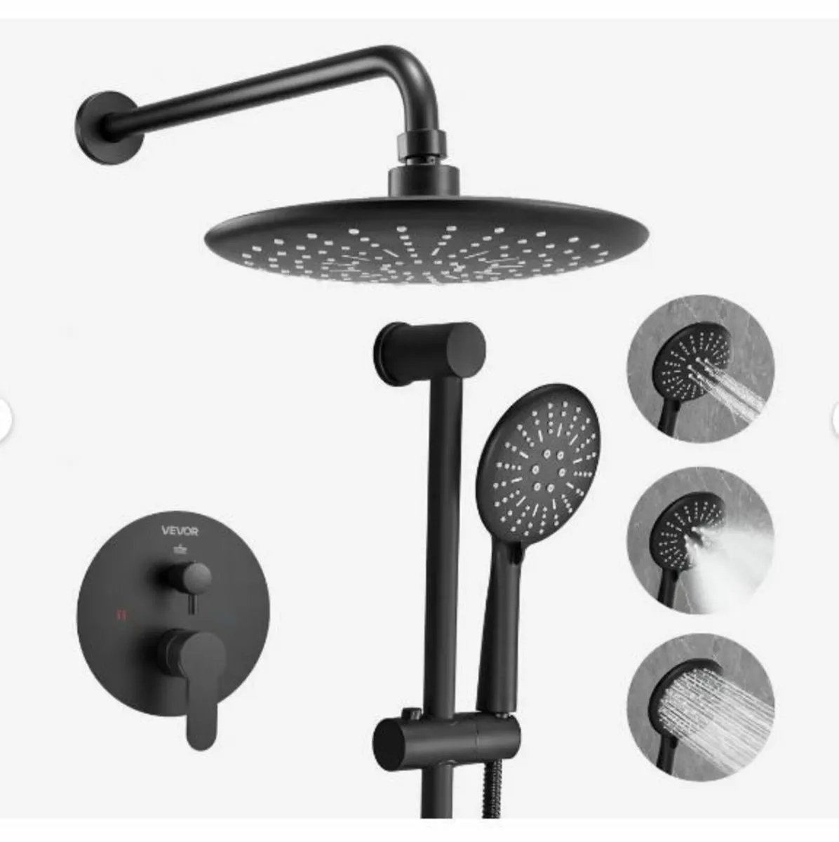 Shower Faucet Set, Rainfall Bathroom - Image 1
