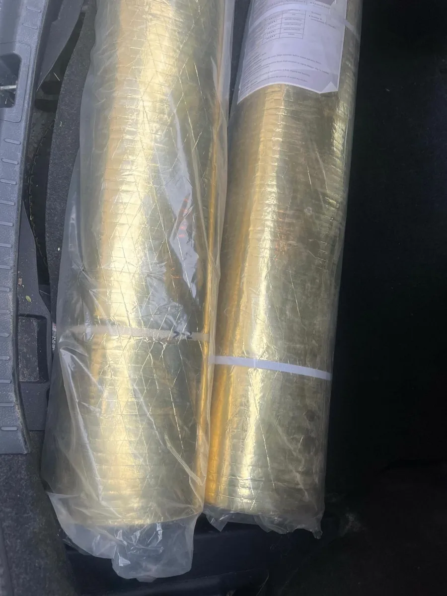 2 new rolls of Acousta Gold 3mm Underlay (10m sq ) - Image 2