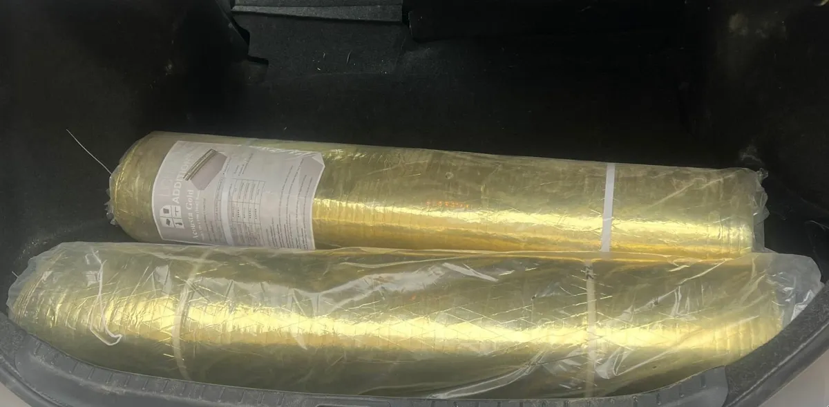 2 new rolls of Acousta Gold 3mm Underlay (10m sq ) - Image 1