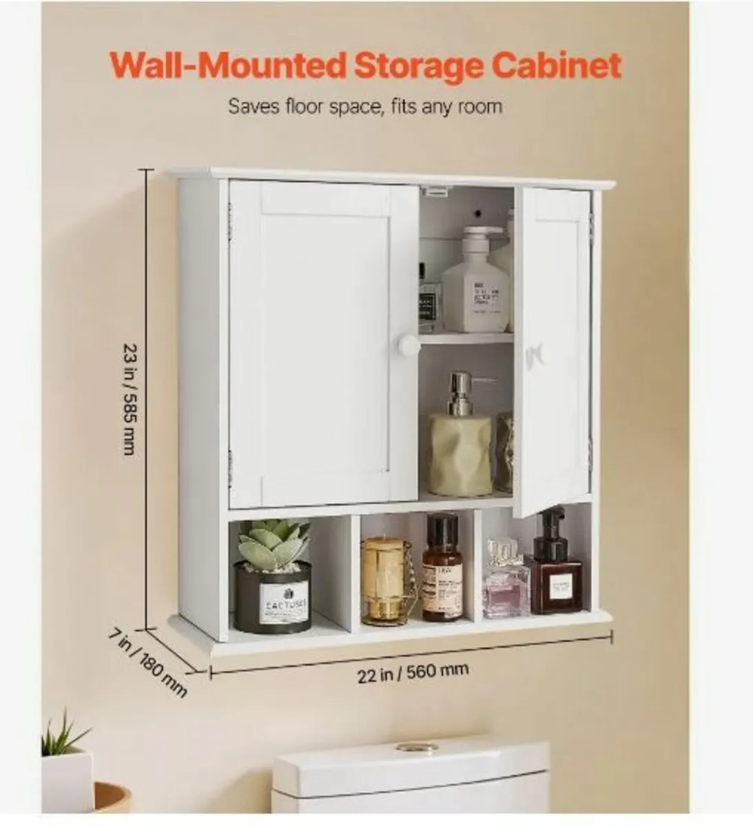 Bathroom Wall Cabinet - Image 2
