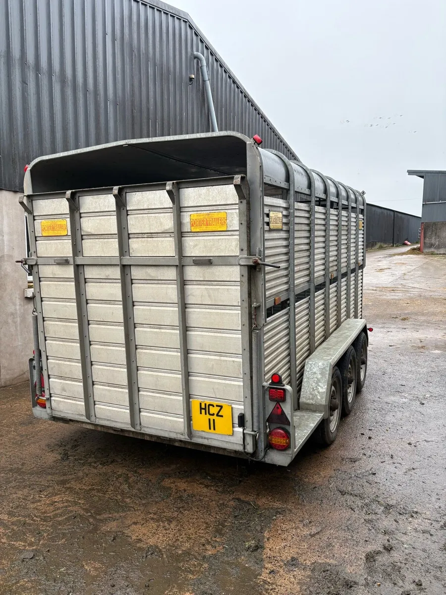 14x6 porter livestock cattle trailer 2019 - Image 2
