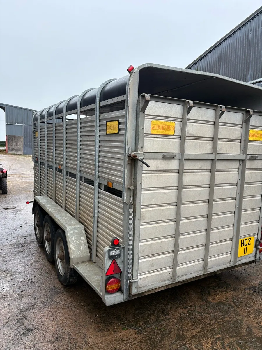 14x6 porter livestock cattle trailer 2019 - Image 3