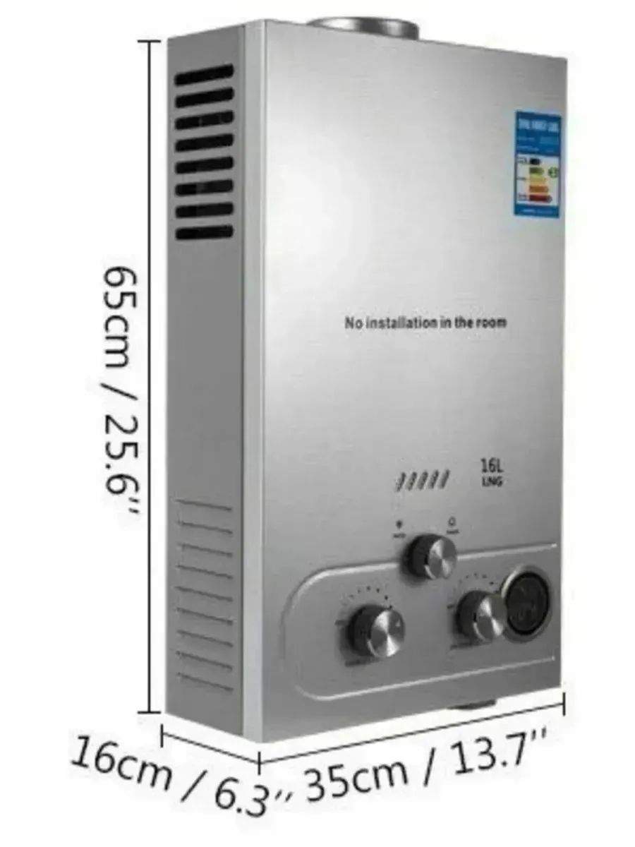 16-Litre Instant Propane Gas Water Heater - Image 2