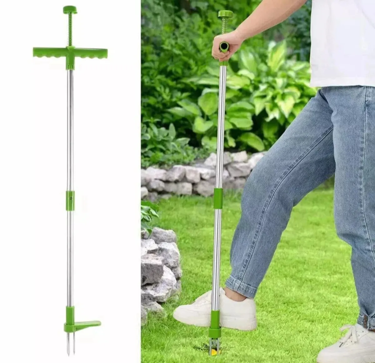 Weed Puller Twister Steel Claw Weed Remover - Image 1