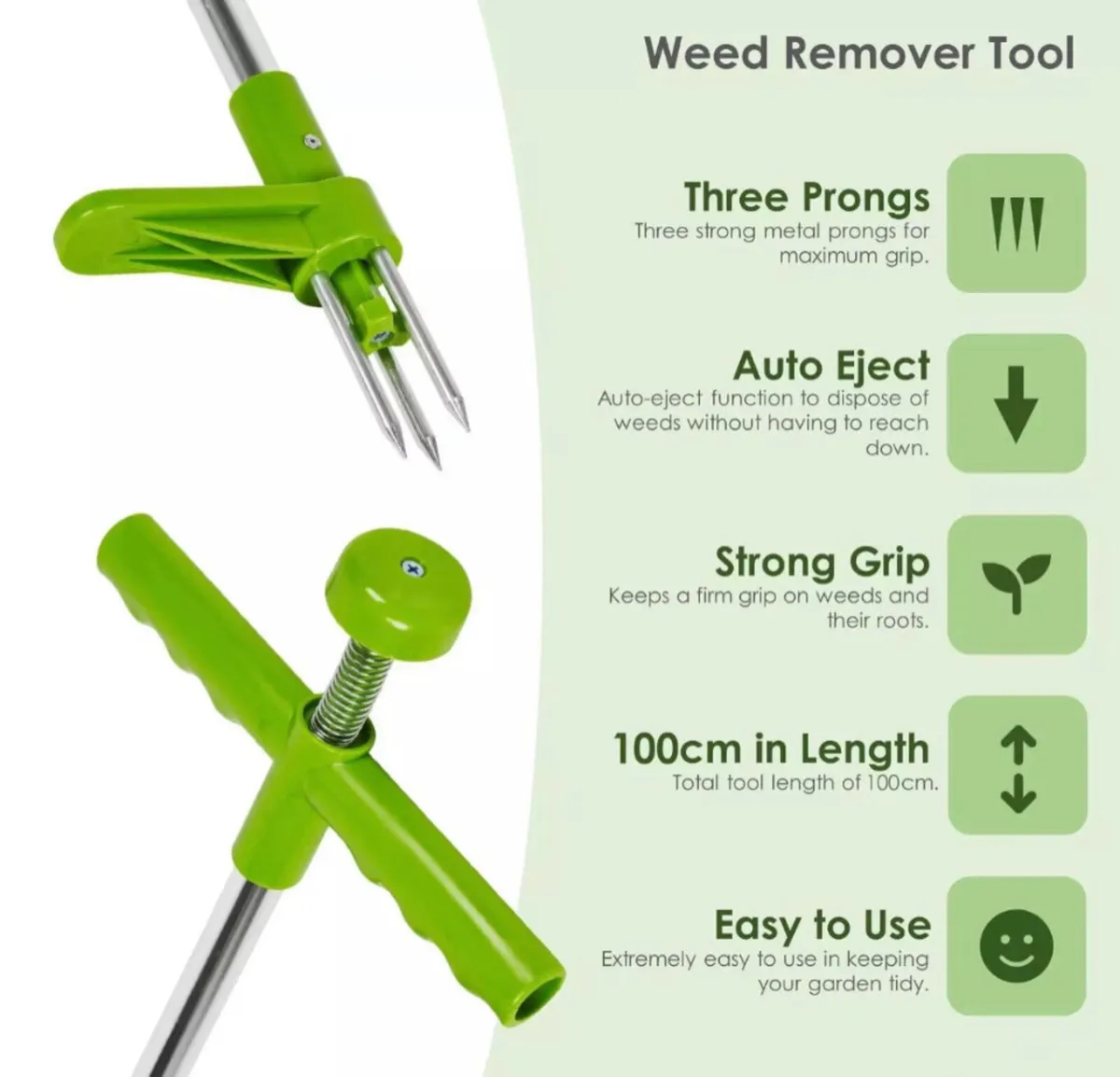 Weed Puller Twister Steel Claw Weed Remover - Image 3