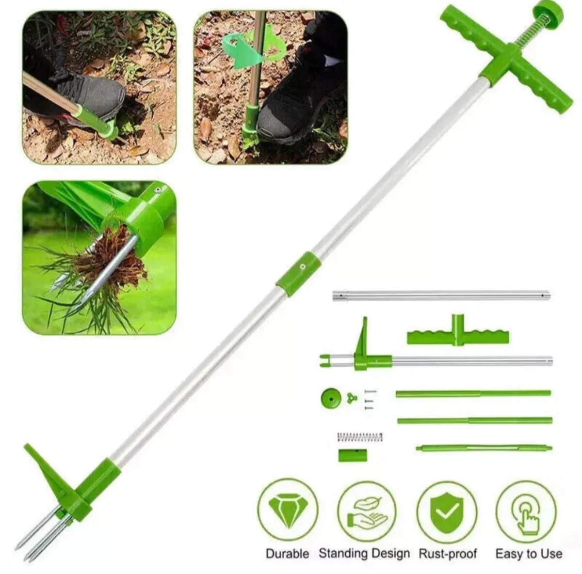 Weed Puller Twister Steel Claw Weed Remover - Image 4