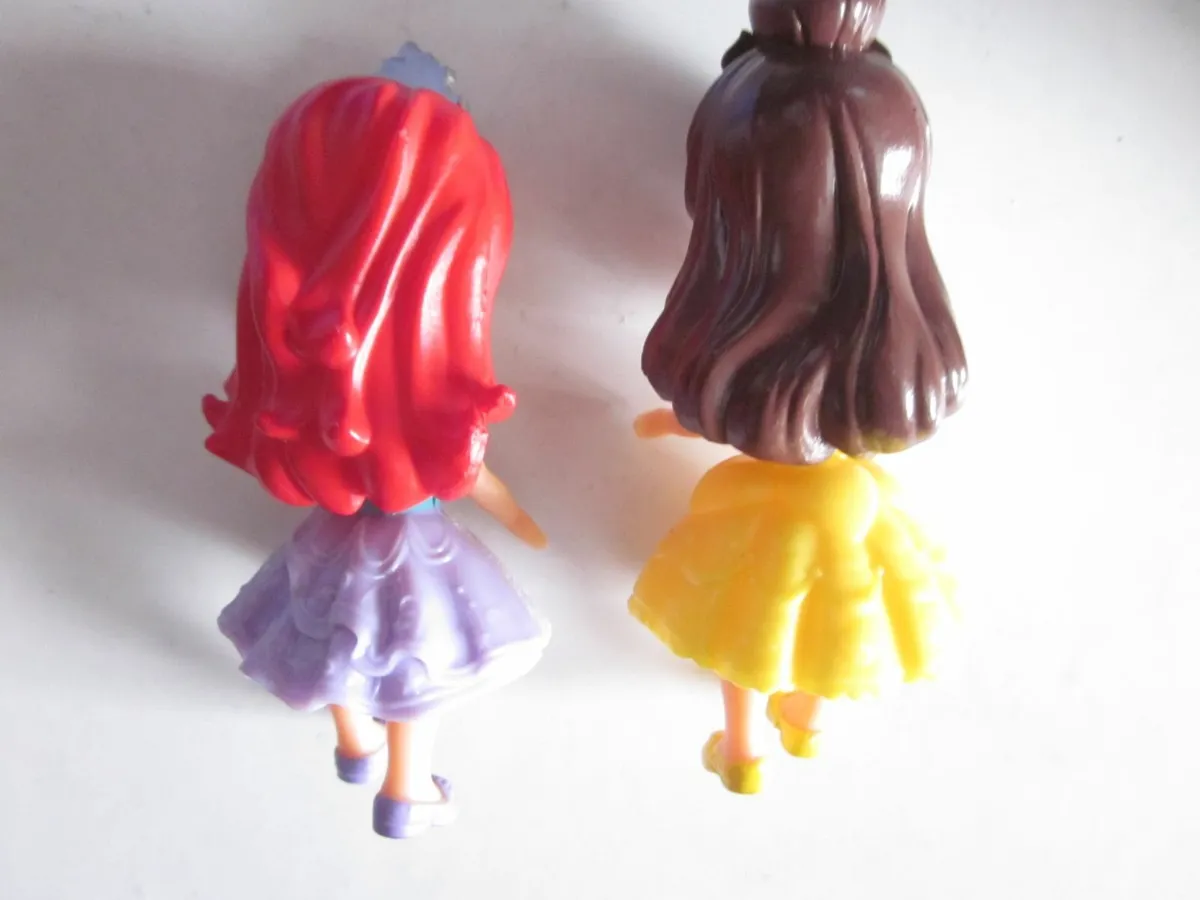 Disney Princess Mini Toddler Ariel and Belle 3" - Image 2