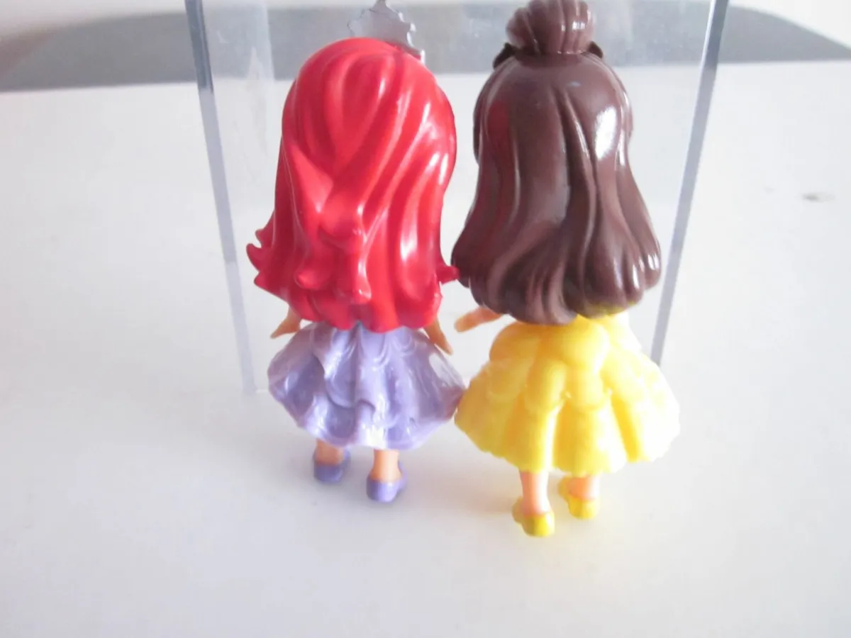 Disney Princess Mini Toddler Ariel and Belle 3" - Image 3