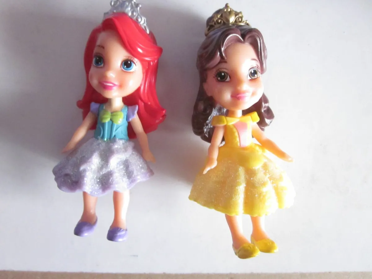 Disney Princess Mini Toddler Ariel and Belle 3" - Image 4