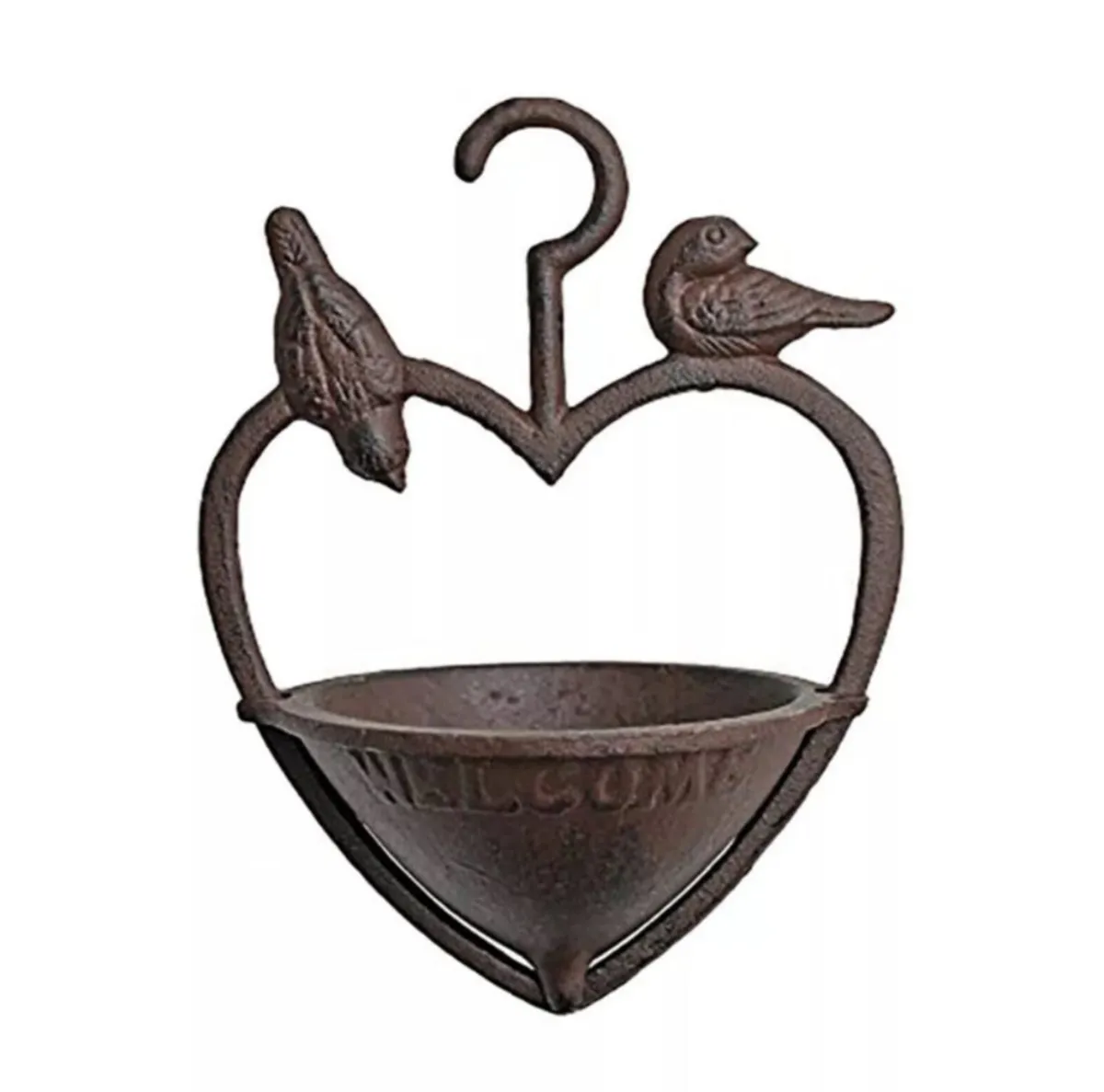 Cast Iron Loveheart Wild Bird Feeder NEW - Image 4
