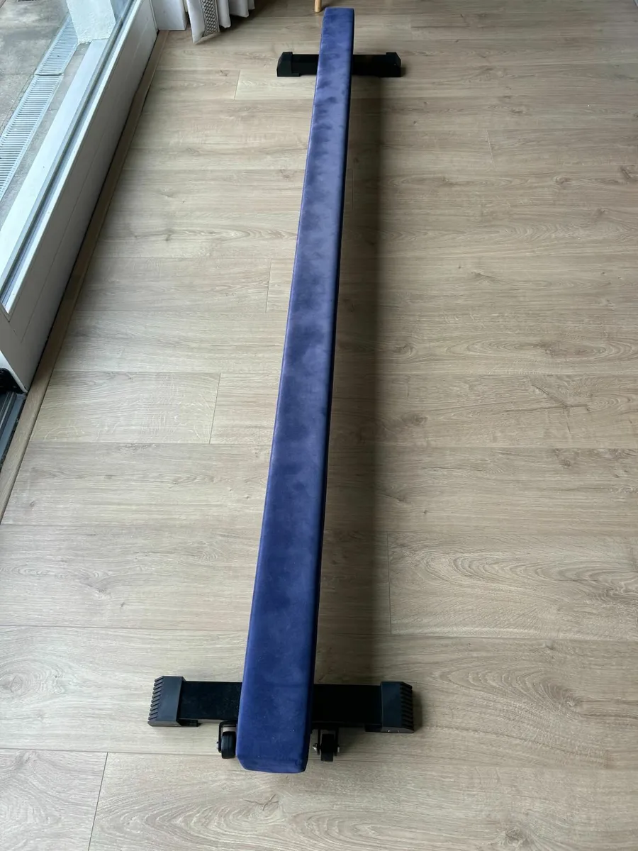 Gymnastics 8ft Adjustable Balance Beam with wheels - Image 1