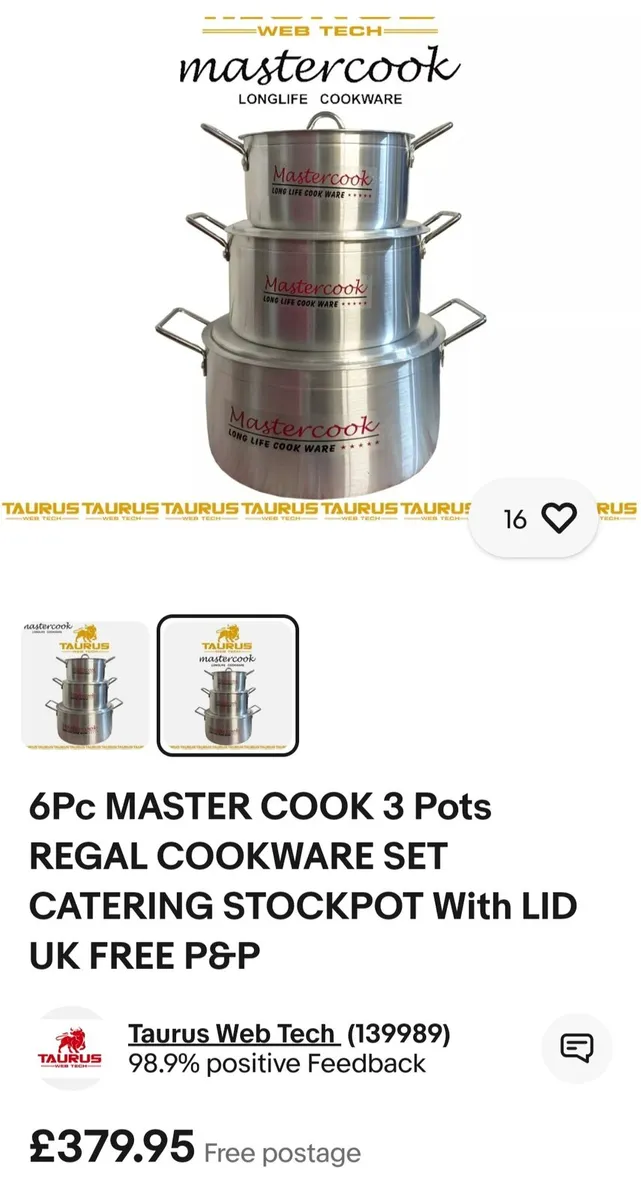 Large Catering Stock Pots - Image 3