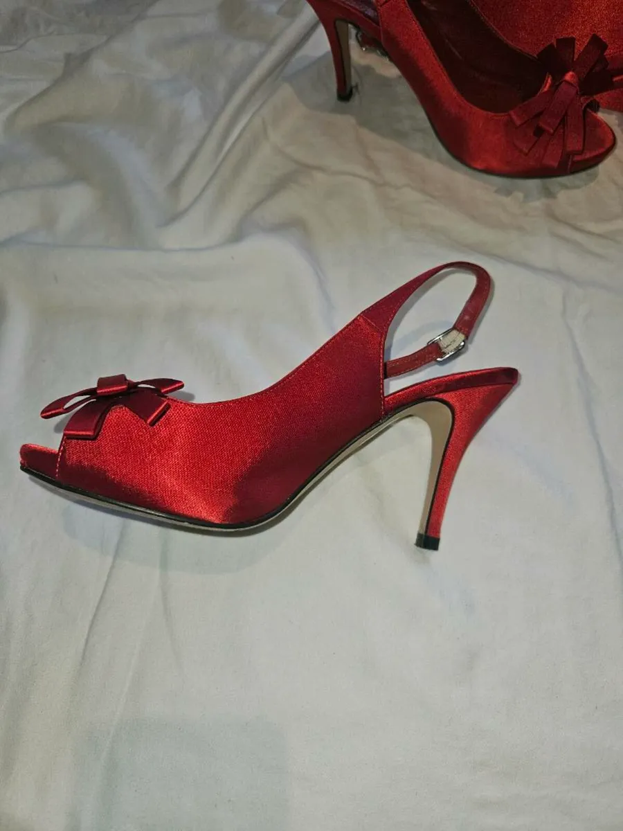 Matching Shoes and Bag in Red - Image 3