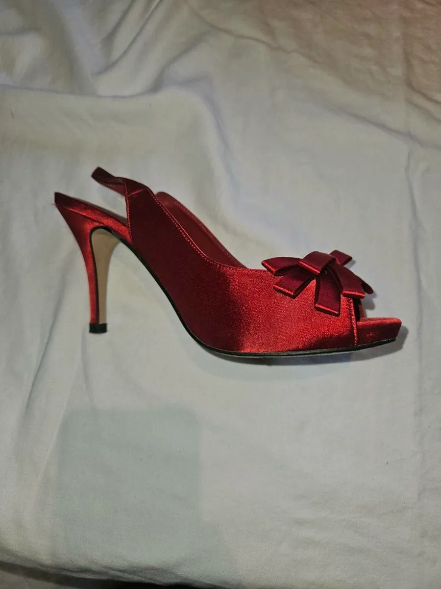 Matching Shoes and Bag in Red - Image 4