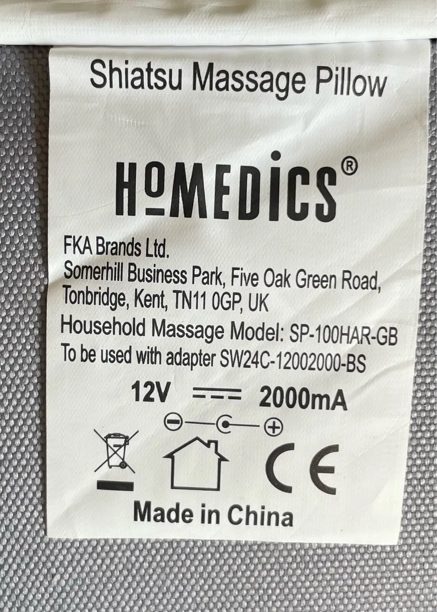 HoMedics Shiatsu Gelback Massage Pillow with Heat - Image 4
